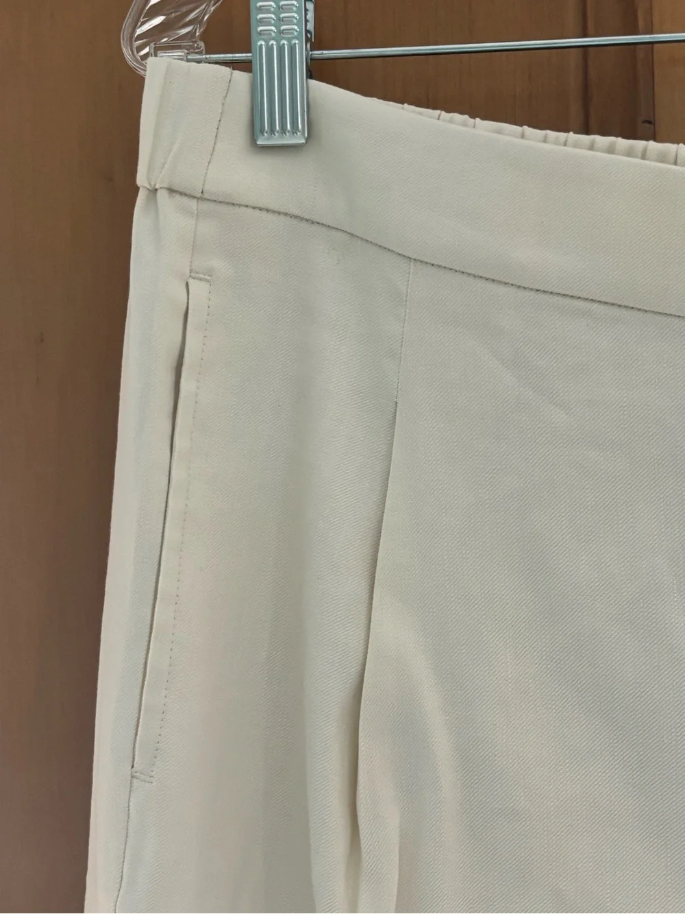 AYR The Al Fresco Linen Blend Pants Ivory Ecru
